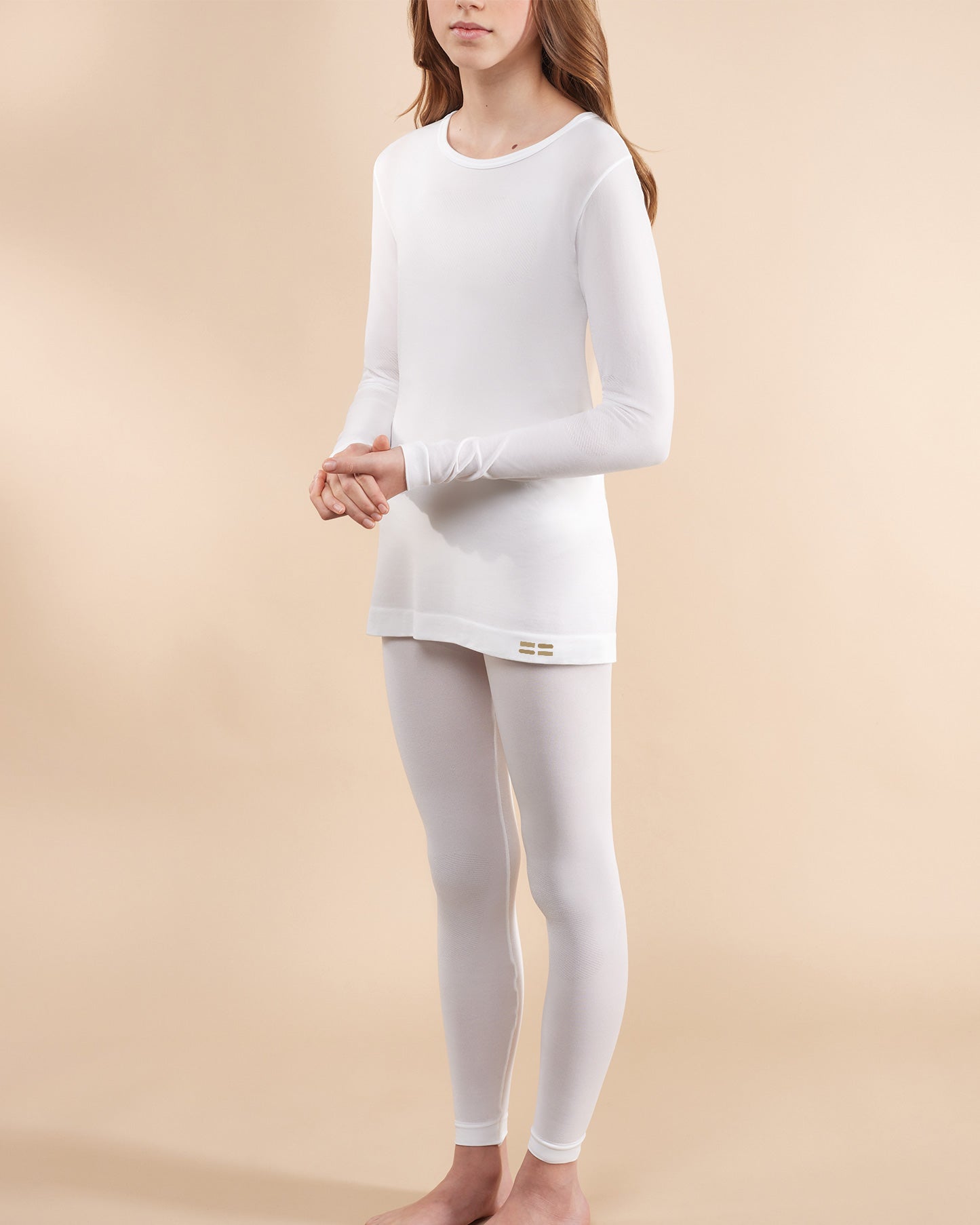 Hautfreundliches Funktionsset für Kinder von Trustgarn. Weiches, nahtarmes Material für empfindliche Haut und Neurodermitis. Ideal für Alltag, Bewegung und erholsames Tragen.